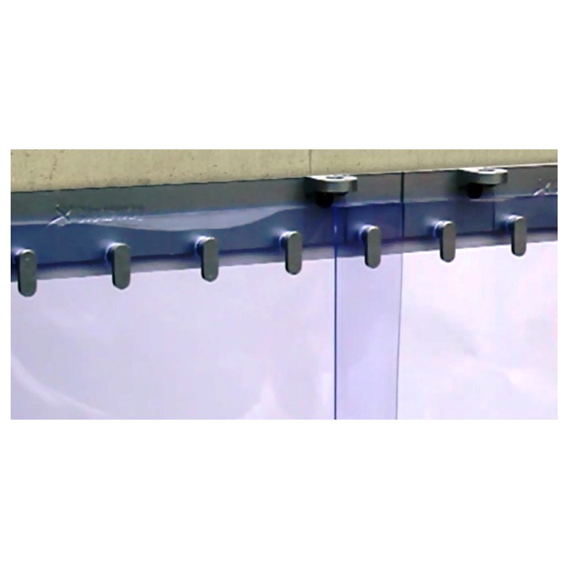 Porte à lanières ridstd / transparente / lanières fixes / isolation thermique_1