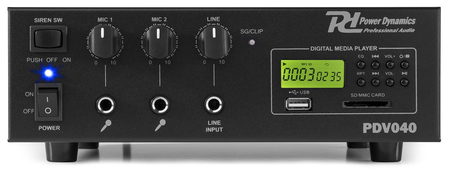 Power Dynamics PDV040 Amplificateur 40Watts_0