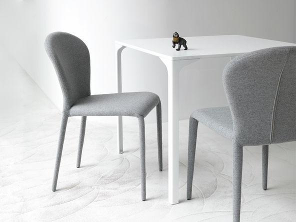 Table polyvalente 4 personnes Armando de MIDJ 100% métal blanc_0