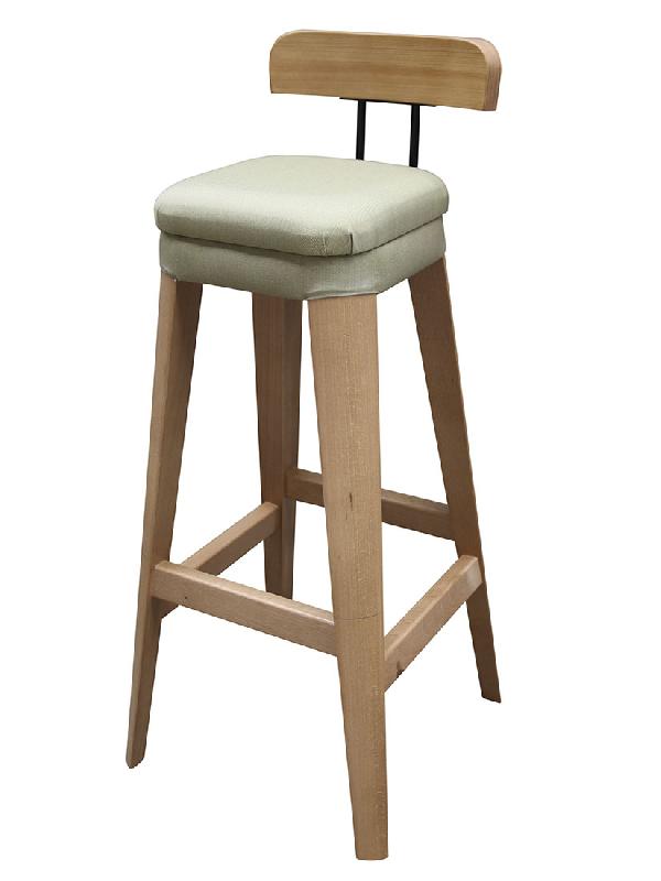 Tabouret de restaurant Odette (THD) - haut avec dossier - 110 cm de hauteur totale_0