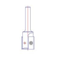 0042 - fraise à plaquette - neumann - diamètre : 8 - 004250_0