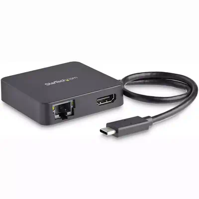 Adaptateur Multiport USB C - Mini Station d'Accueil USB-C Vidéo HDMI 4K - Gigabit Ethernet, Hub USB_0