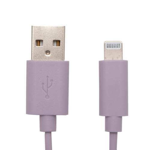 Apm câble lightning mfi violet 1m 600401_0