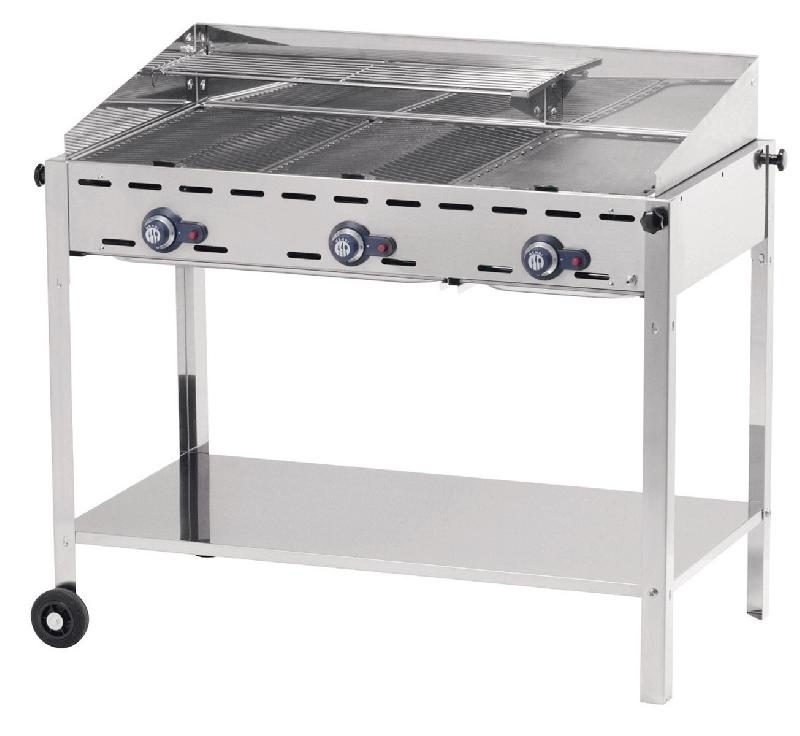 Barbecue professionnel 3 brûleurs Green Fire - Référence 149591 - Hendi Food Service Equipment_0