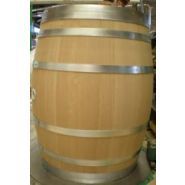 Barrique bordelaise Sirugue - tonneaux en bois de 225 litres - chêne français, cerclage galvanisé_0
