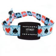 Bracelet RFID - Ikast Etiket - Festival avec RFID et élément coulissant en PVC dur, personnalisable et durable_0