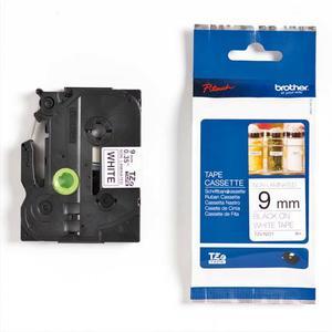 Brother ruban de transfert thermique noir/blanc non laminé 9mm TZEN221 pour P-Touch 200/210/220/300/310/340/350/540/550/1200/18_0