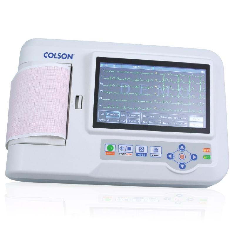 ECG 6 PISTES AVEC INTERPRÉTATION CARDI 6 COLSON_0