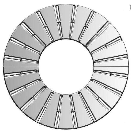 Grille d'arbre ronde autoportante en acier - Série trafic - Résistance 3,5 T - Diamètre 1320 mm - DELIA_0