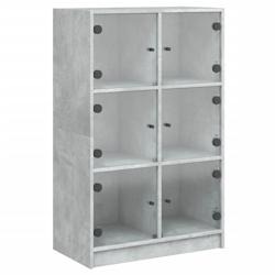 Helloshop26 - Buffet bahut commode armoire meuble de rangement organisateur cuisine salle de séjour salon haut avec portes 68 x 37 x 02_0032239 - 300_0