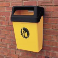 Hooded Trimline 25 - Poubelle publique Glasdon - 25 litres, corps en Duraplus et capot en Durapol_0