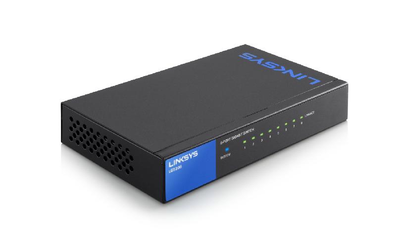 Linksys Commutateur de bureau Gigabit à 8 ports (LGS108)_0