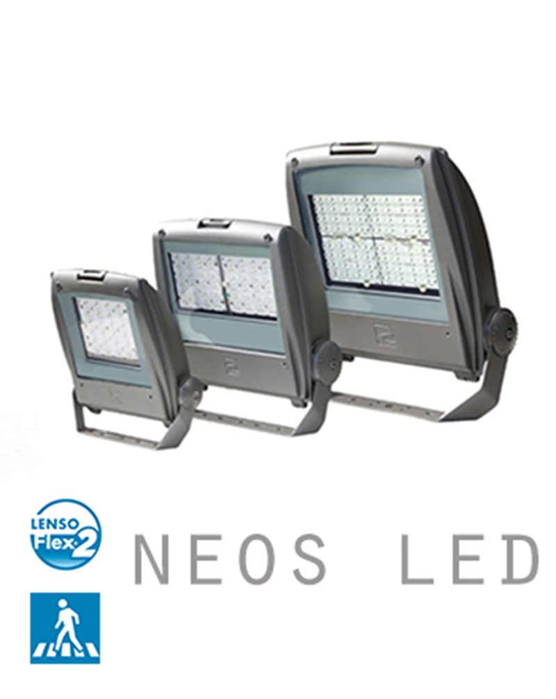 Luminaire d'éclairage public neos / led / 99 w / 9900 lm / en aluminium / hauteur conseillée 8 m_0