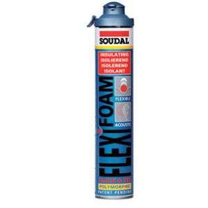 MOUSSE POLYURÉTHANE SWS FLEXIFOAM CLICK ET FIX SOUDAL