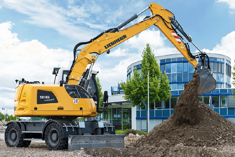 Pelle sur pneus Liebherr A 916 Compact_0