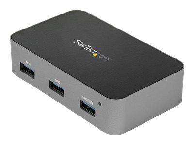 StarTech.com Hub USB 3.0 à 4 ports - Mini hub avec port de charge -  Adaptateur d'alimentation inclus (ST4300MINI) - concentrateur (hub) - 4  ports (ST4300MINI)