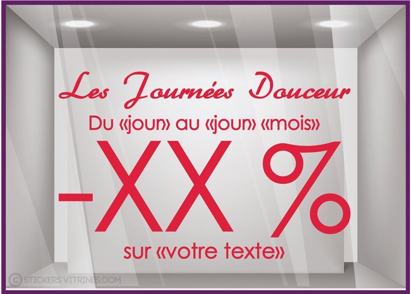 Sv223\l57 x h38\r031 - Adhésif pour vitrine - Stickers vitrines - Dimensions 57 x 38 cm - Lettrage personnalisable pour promotions et braderies_0