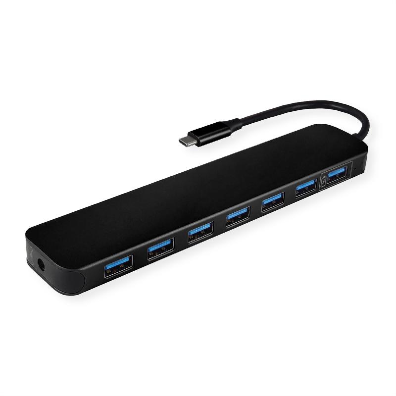 VALUE Hub USB 3.2 Gen 1, 7 ports, prise type C_0