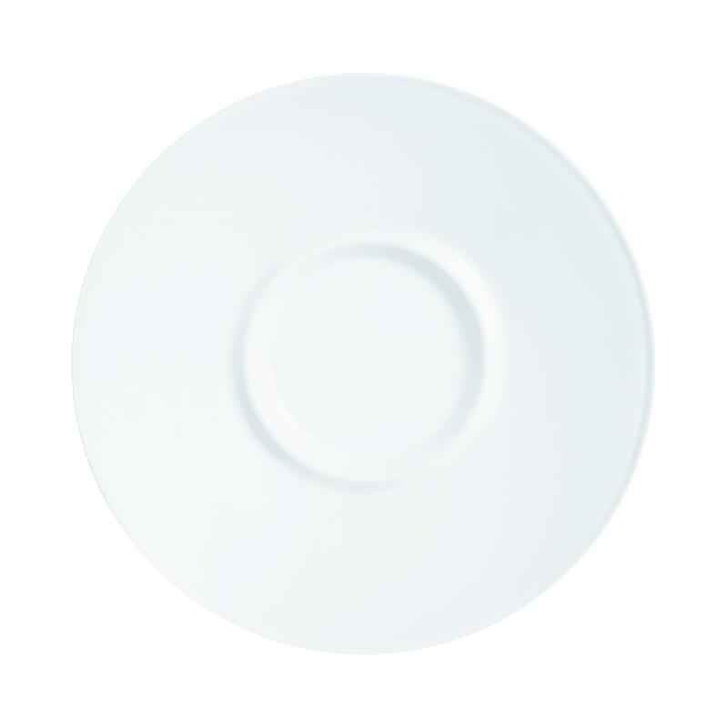 SOUS TASSE ROND BLANC VERRE Ø 15,4 CM INTENSITY BARIL ARCOROC