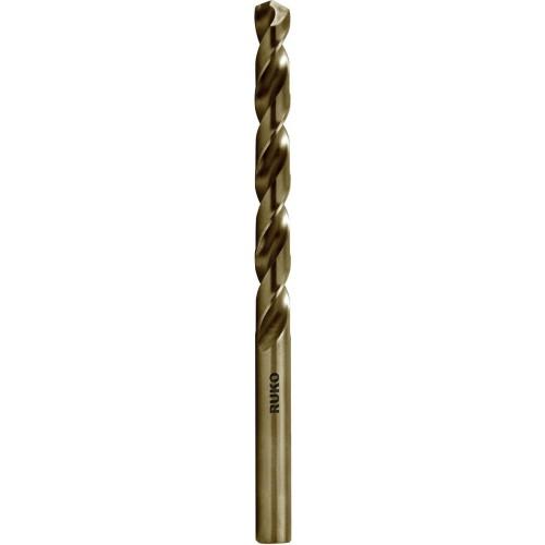 10 X FORETS À MÉTAUX HSSE-CO 5 GOLD FINISH 215 - DIAMÈTRE 5,25 MM - 2150525 RUKO