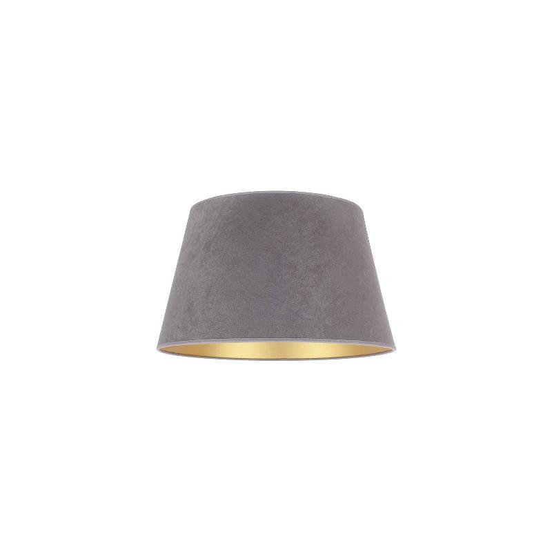 DUOLLA ABAT-JOUR CONE HAUTEUR 18 CM, GRIS/DORÉ