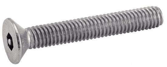 VIS À MÉTAUX TÊTE FRAISÉE HEXAGONALE CREUSE INVIOLABLE A2 DIN 7991 8X50 BOÎTE DE 50 - ACTON - 628018X50