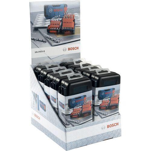 BOSCH 1 ASSORTIMENTS DE FORETS À MÉTAUX RECTIFIÉS HSS-G, DIN 338