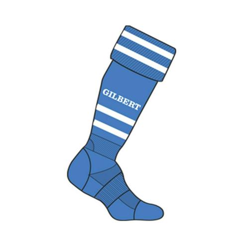 CHAUSSETTES TRAINING GILBERT ROYAL / BLANC