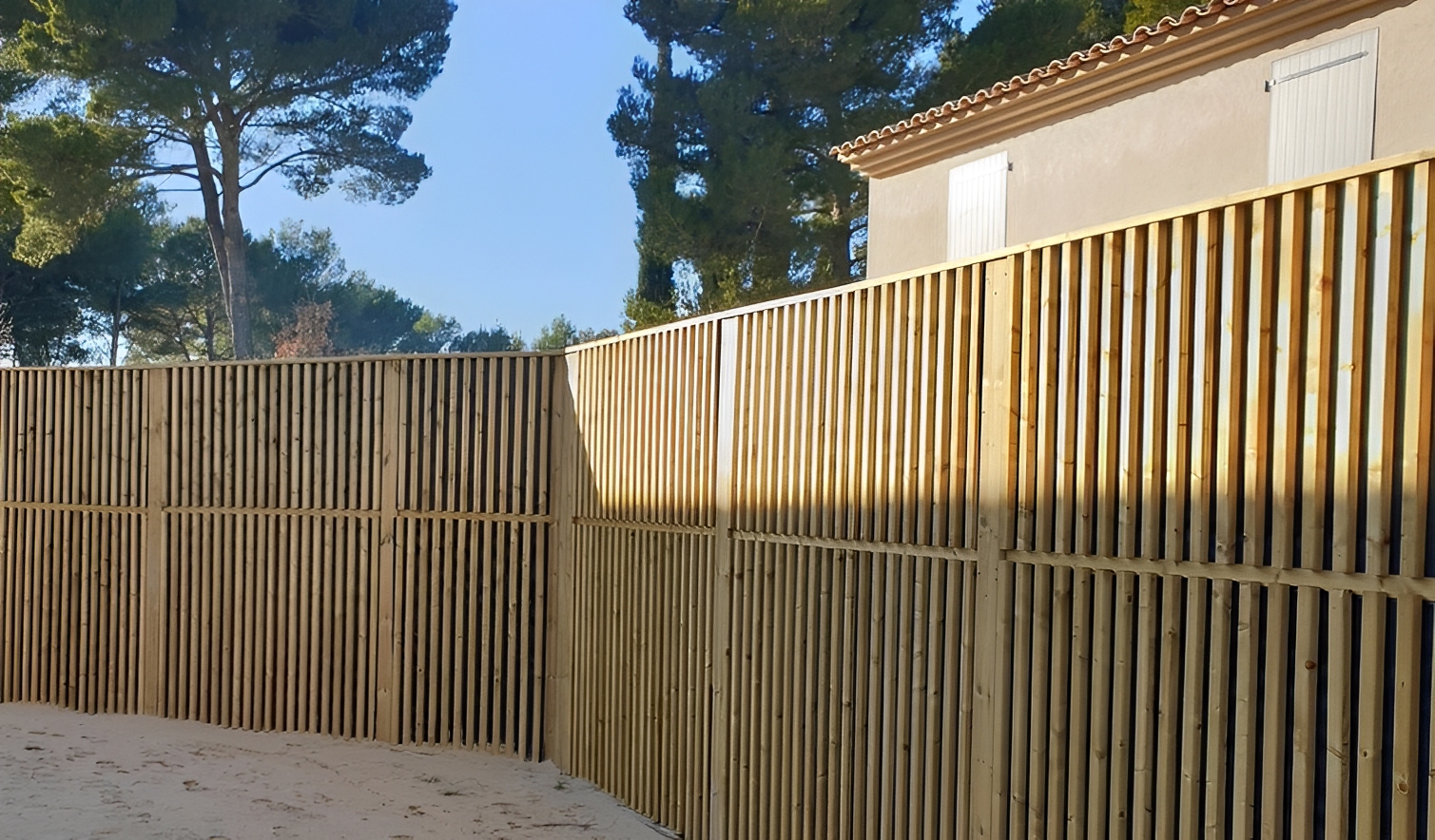 Mur de clôture anti-bruit - sonowall - 2.70 m-3,90 m_0