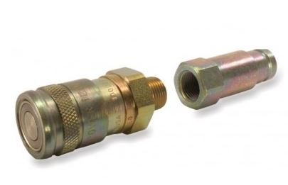 Coupleur hydraulique instantané anti fuite pour flexible haute pression_0