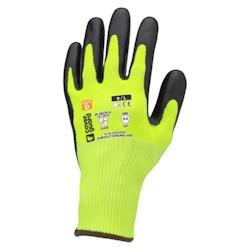 Coverguard - Gants anti-coupures avec paume enduite latex spécial verre EUROCUT STRONG L440 (Pack de 10) Jaune Taille 10 - jaune 5450564058422_0