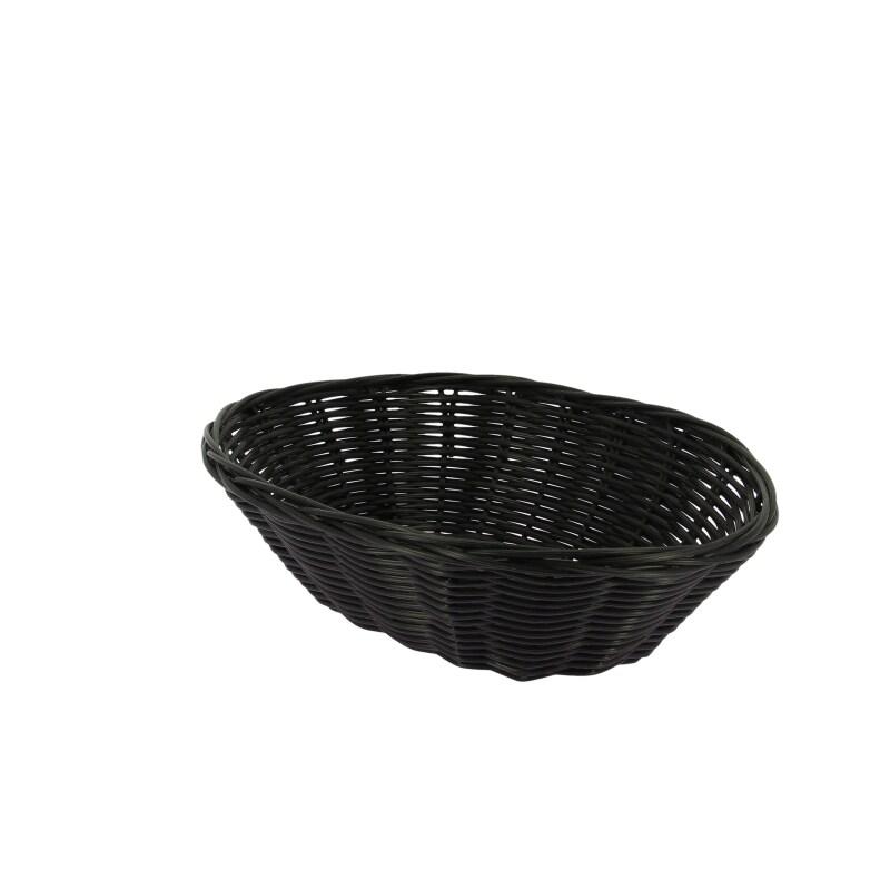 CREAPAK Plastic noir ovale 24,5x18x6,5cm lot de 20 - noir plastique polypropylène COY-49988_0