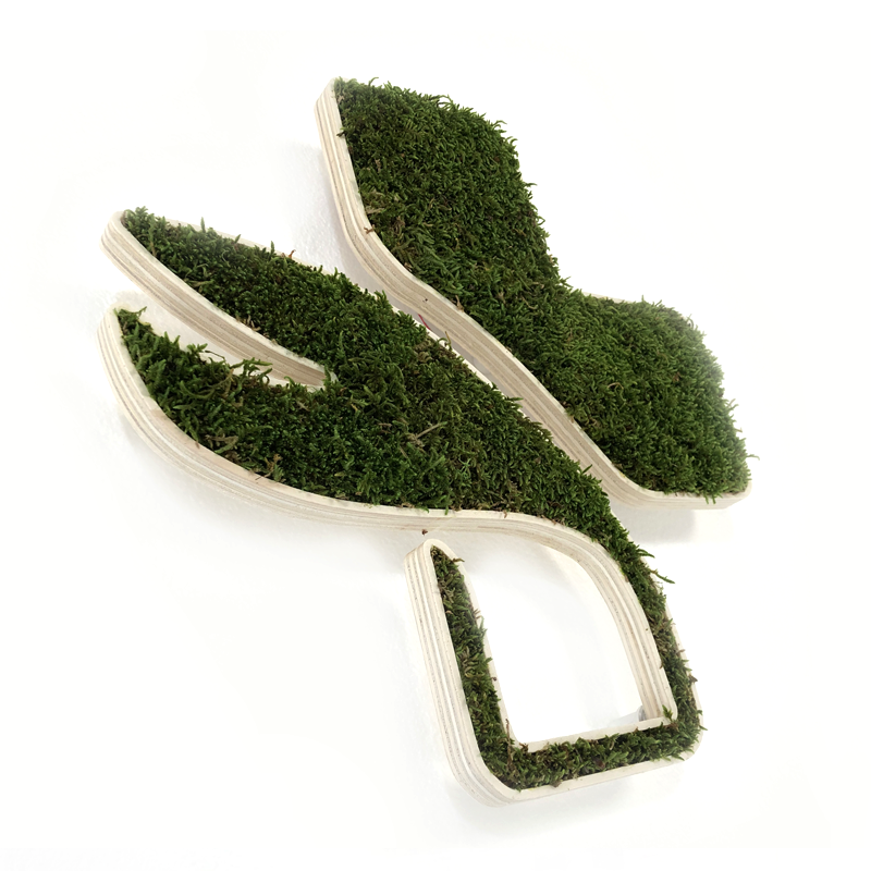 Croix de pharmacie végétales - Vert naturel, Herbe synthétique pour l'intérieur et l'extérieur, Style 1_0