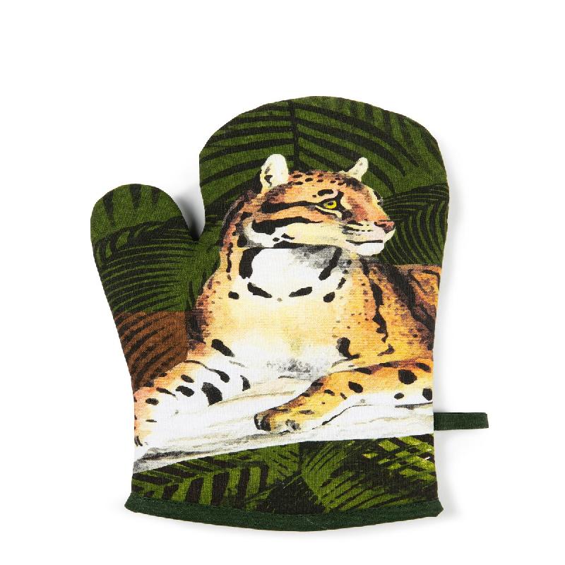 Excelsa gant de four Leopard coton 32x18 cm multicolore - multicolore textile 65889_0