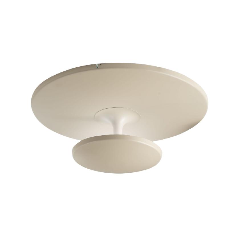 Fabas Luce Plafonnier Led Conrad 36 W 4200 Lm 3000 K, Dimmable, Structure En Métal Et Méthacrylate, Ip20, Classe 1, Couleur Sable - Conrad - beige 8_0