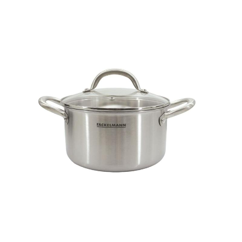 Faitout 24 cm en inox 18/10 Triply Fackelmann Vita3 - Acier inoxydable 18/0 4008033662222_0