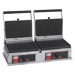 Grill Panini Double - Grand Modèle - 4 Plaques Rainurées - PGM2_0