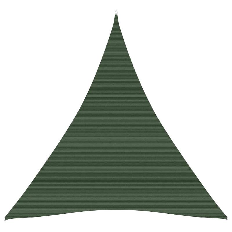 Helloshop26 - Voile toile d'ombrage parasol 160 g/m²  PEHD 4 x 5 x 5 m vert foncé 02_0009434 - vert 3000509647765_0