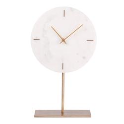 Horloge sur pied   blanc 25 cm -  Rond Marbre Table Passion - blanc 3106239541080_0