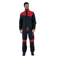Lafont - Blouson de travail GRENAT Gris Foncé / Rouge Taille 3XL - XXXL gris 3609705768849_0