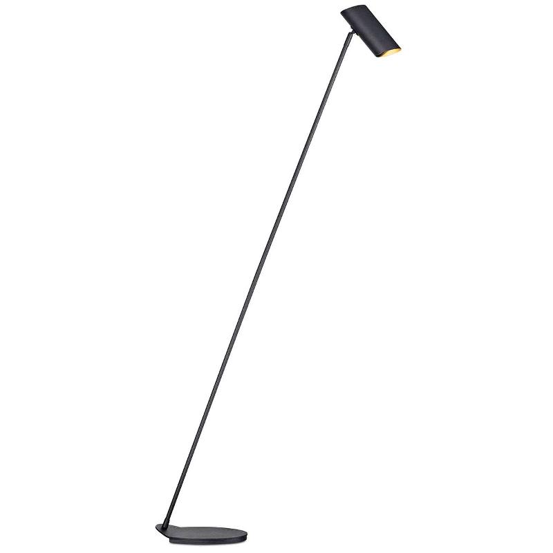LUCIDE LAMPADAIRE AU DESIGN FIN HESTER EN MÉTAL NOIR