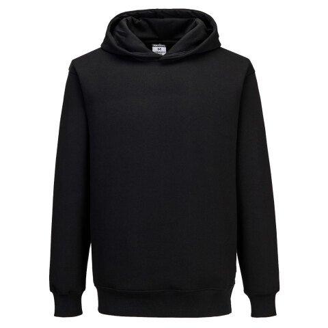 LOT DE 2 - PORTWEST ES302 ES1 ESSENTIAL SWEATSHIRT À CAPUCHE NOIR - TAILLE XL