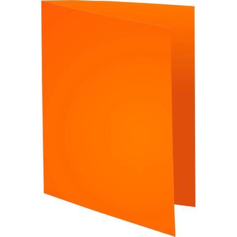 LOT DE 5 - PAQUET DE 100 CHEMISES FOREVER® 170 À BORD DÉCALÉ - 24X32CM - ORANGE
