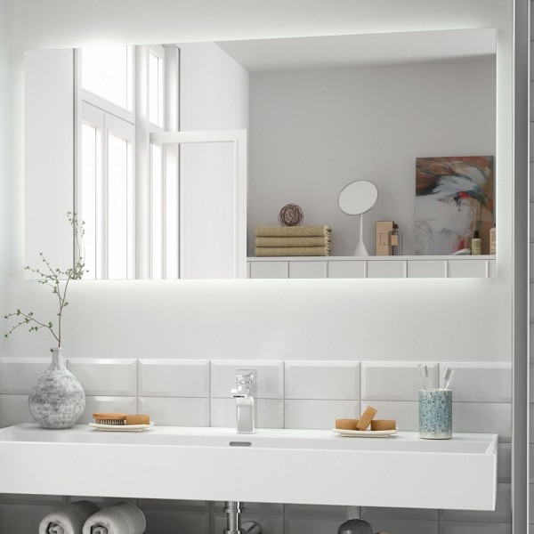 MIROIR REFLEXO 1200 AVEC LED INTÉGRÉE - SALGAR - 20742