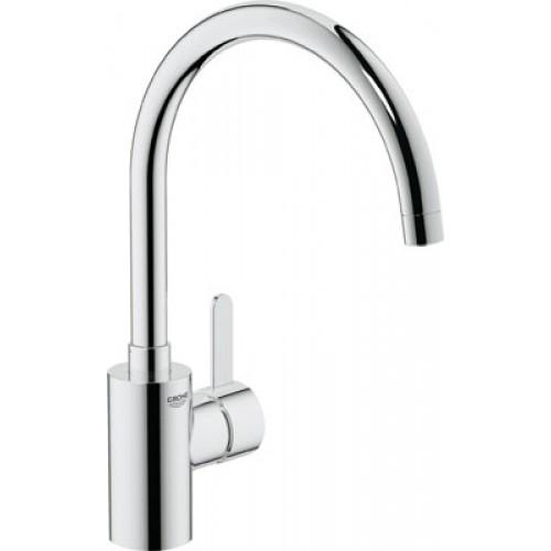 MITIGEUR ÉVIER BEC HAUT - EUROSMART COSMOPOLITAN 32845000 ACIER INOX GROHE