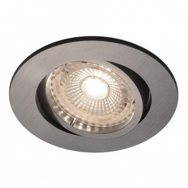 OCTANS 3-KIT SPOT ENCASTRÉ PLASTIQUE NICKEL GU10 4000K - NORDLUX 49280155