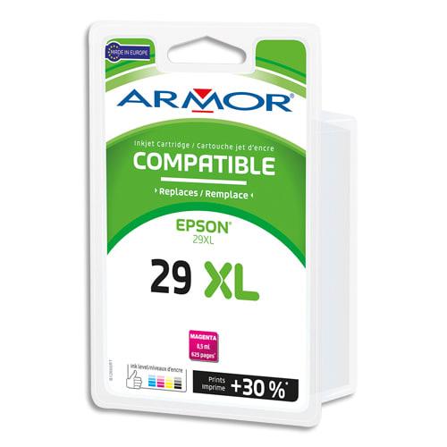 Armor - Cartouche d'encre remanufacturée magenta compatible Epson 29XL - Haute capacité - Réf. B12666R1_0