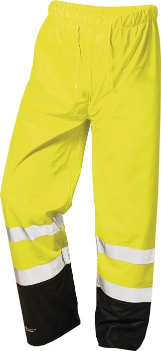 Pantalon de pluie de signalisation Dirk taille XXL jaune/noir PU sur matériau du support en PES NORWAY_0
