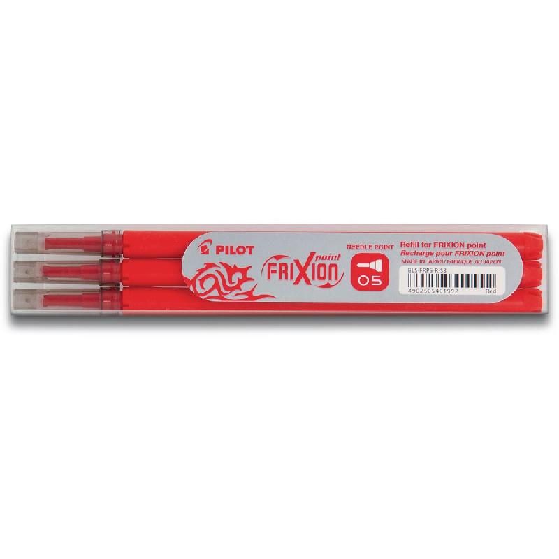 PILOT ENCRE RECHARGES POUR FRIXION POINT GEL ENCRE STYLOS ROUGE
