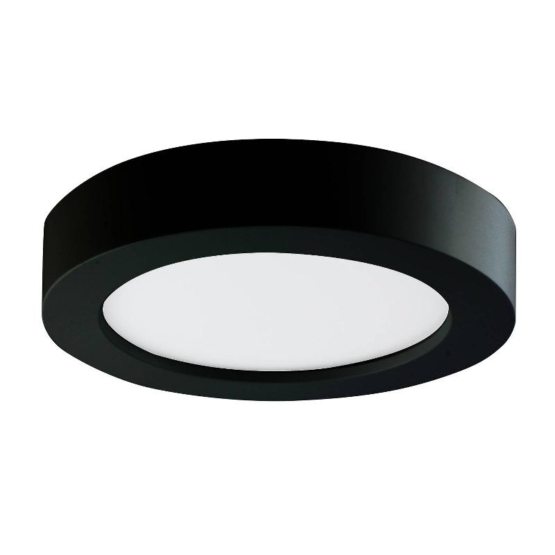 PRIOS PLAFONNIER LED EDWINA, NOIR, 23 CM, CCT, IP44